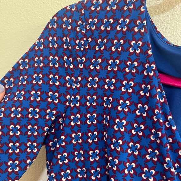 Lauren Ralph Lauren Tile-Print Surplice Jersey Dress - Picture 4 of 5